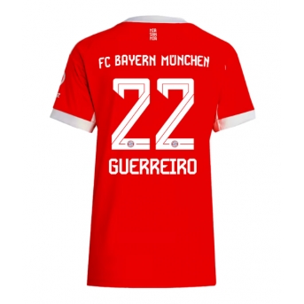 Billige Fotballdrakt Bayern Munich Raphael Guerreiro #22 Replika Hjemmedrakt Dame 2025-26 Kortermet